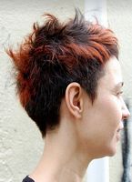 fryzury krótkie - uczesanie damskie z włosów krótkich zdjęcie numer 17B